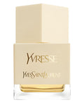 Yves Saint Laurent Yvresse perfume bottle on a white background