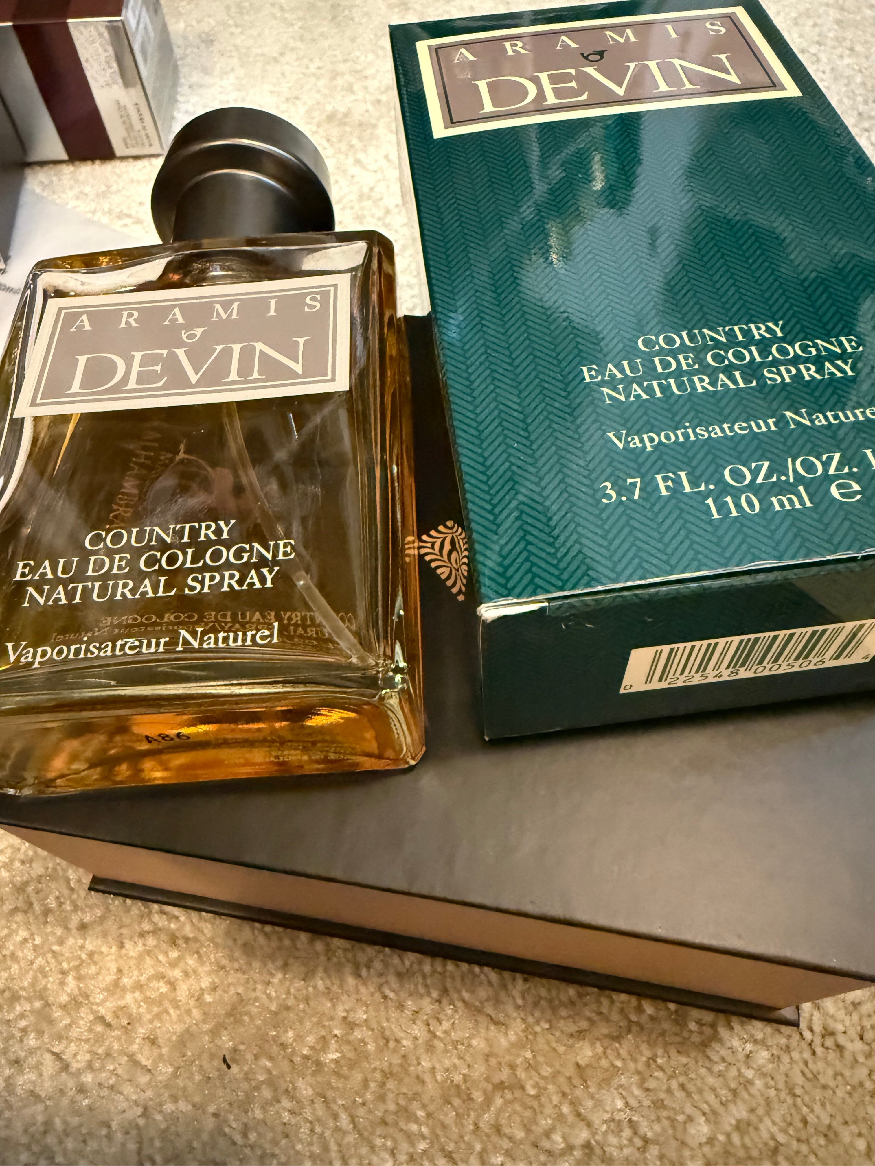 Aramis Devin country Vintage 110ml Discontinued. Used