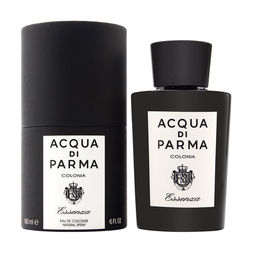 Acqua di Parma Colonia Essenza cologne bottle and packaging on a white background