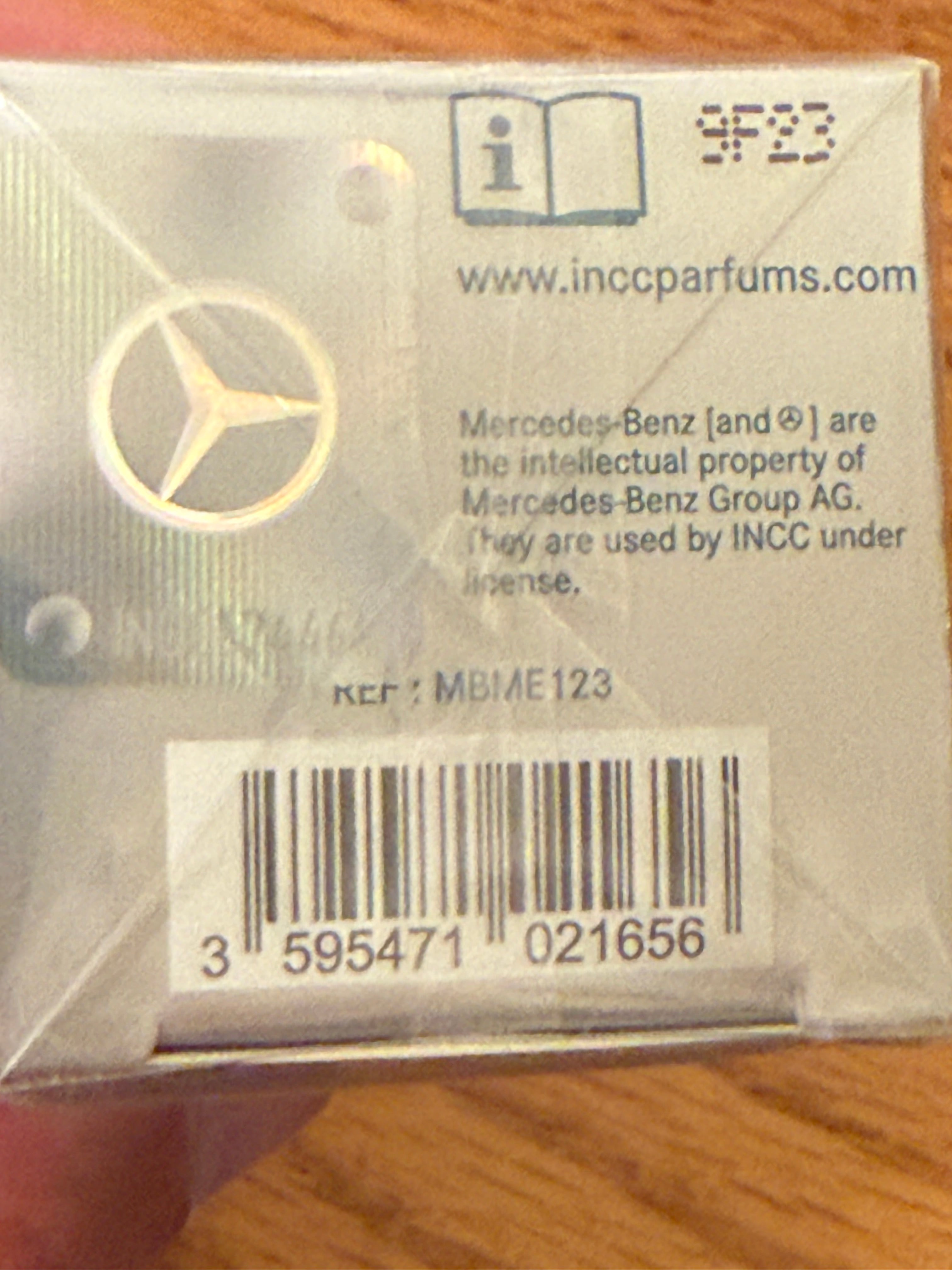 Mercedes Benz Cologne DISCONTINUED. 25 ml. Open box/used