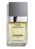 Chanel Pour Monsieur perfume bottle on a white background