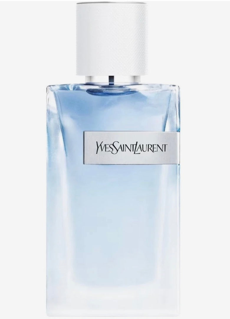 Yves Saint Laurent perfume bottle on a white background