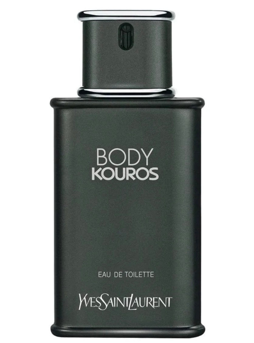 Yves Saint Laurent Body Kouros eau de toilette bottle on a white background