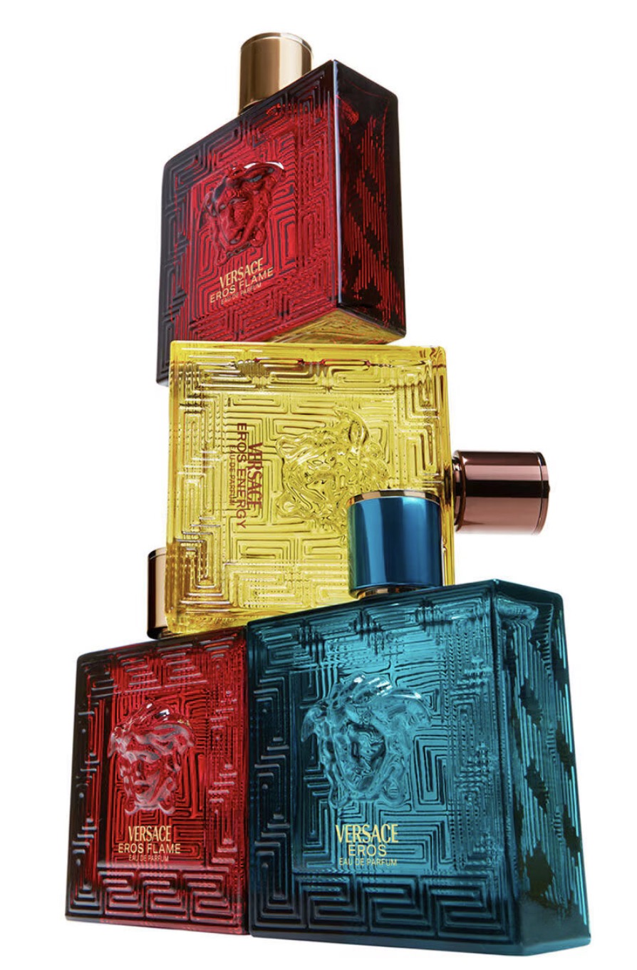 Versace Eros Trilogy Bundle – Eros EDP, Eros Flame & Eros Energy (3 x 5 ml Samples)