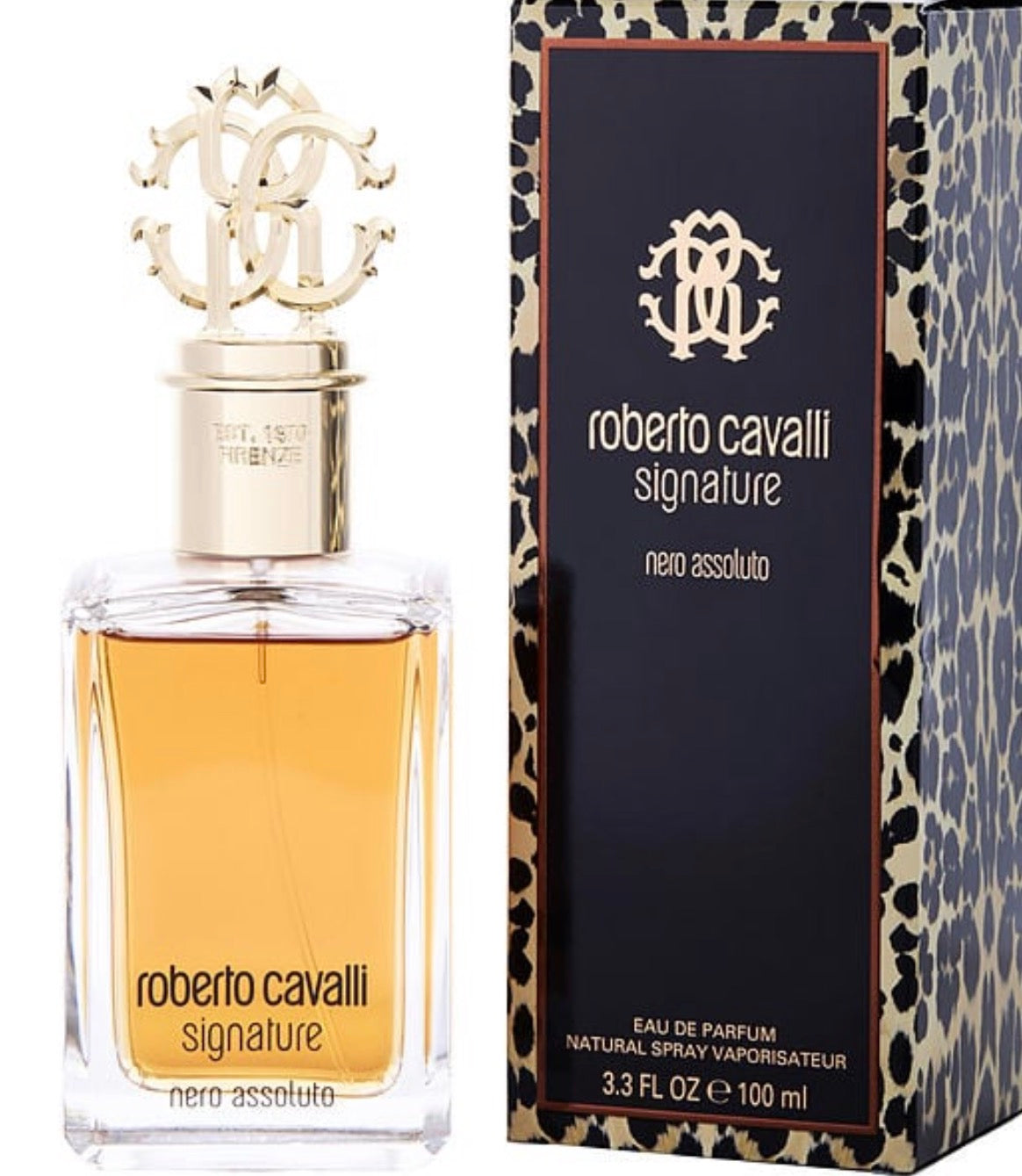 Roberto Cavalli Signature Nero Assoluto – 5 ml Travel Size Decant | Warm Floral Woody