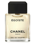 Chanel Egoiste perfume bottle on a white background
