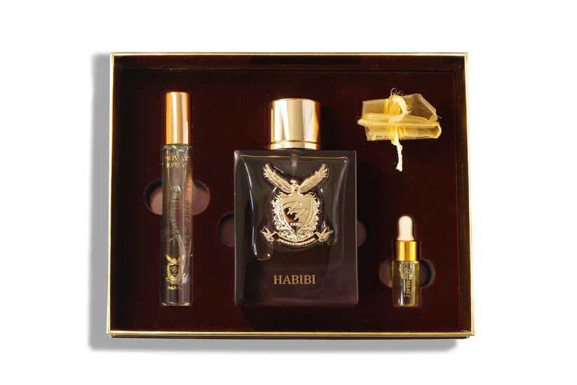 Private Perfumer Habibi 3.3oz Parfum + 10ml Mini + 4ml Oil
