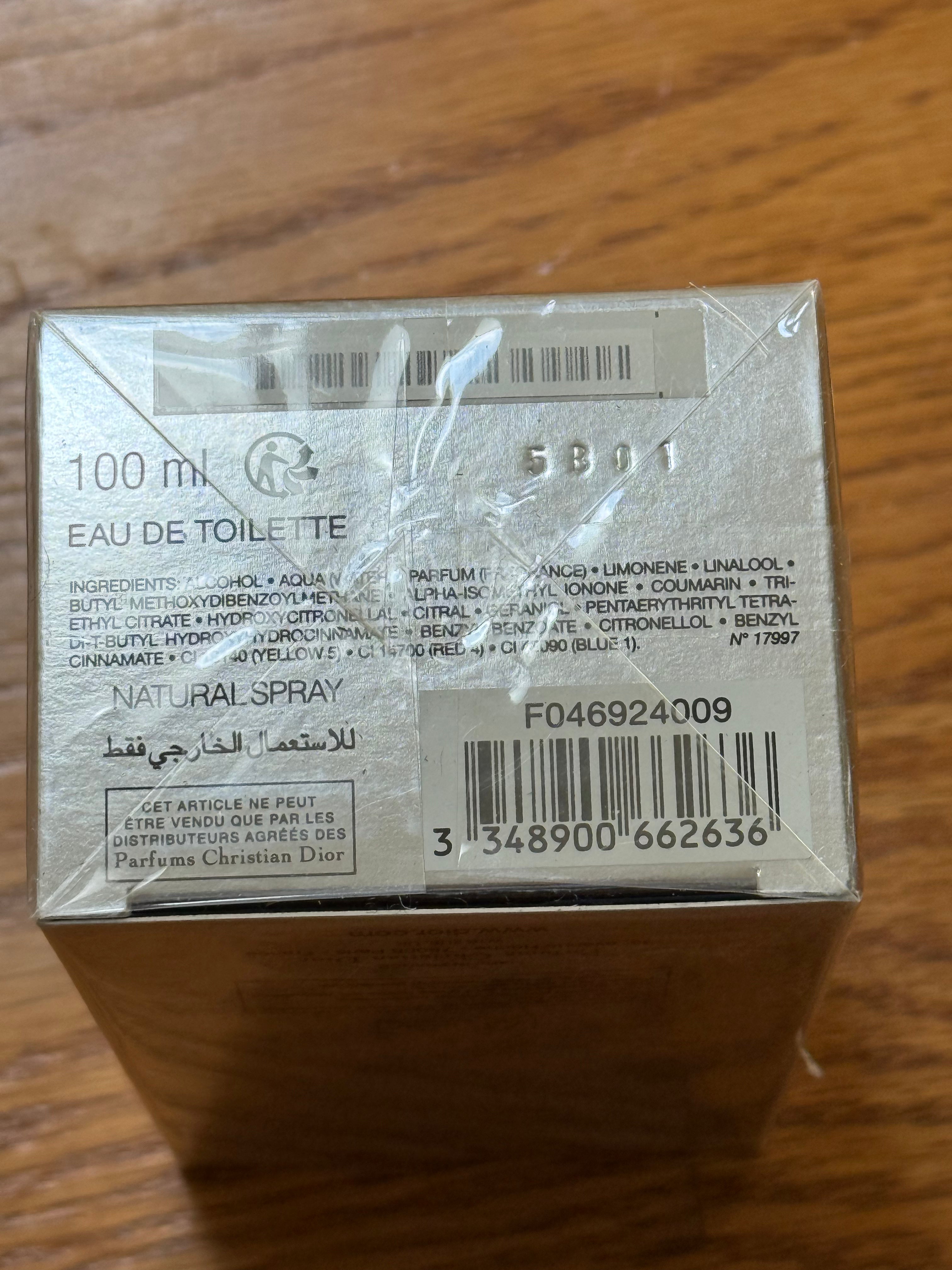 Dior Homme Original EDT 100 ml 3.4 OZ