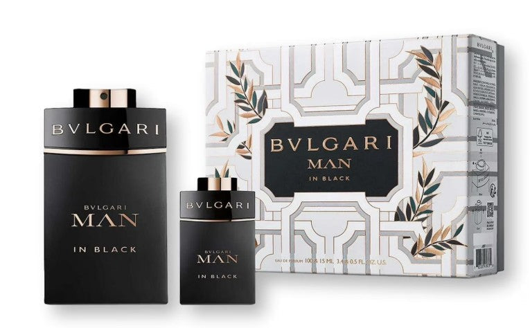 Bvlgari Man In Black by Bvlgari - 2 Pc Gift Set 3.4oz EDP and 0.5 oz EDP