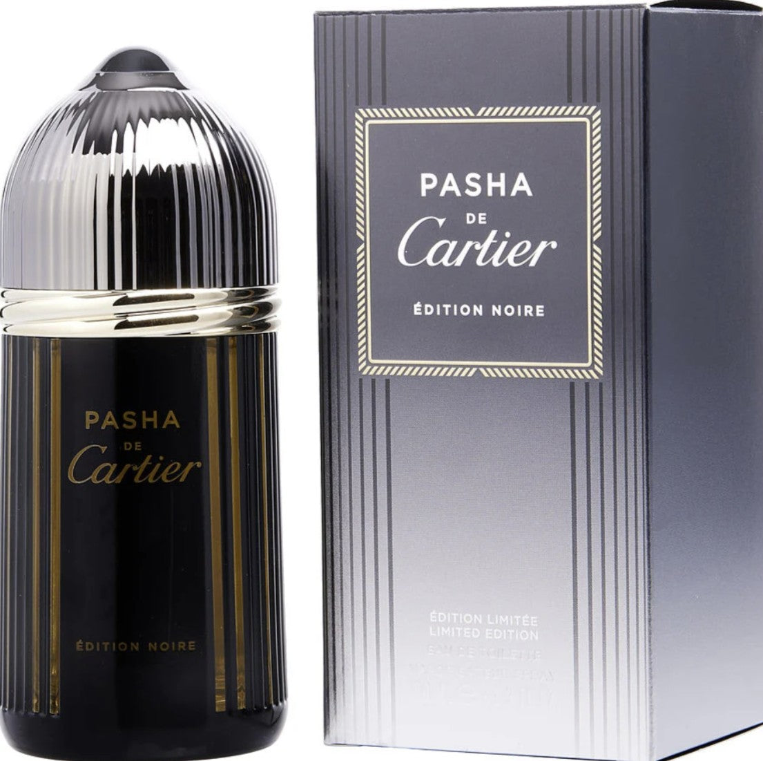 Cartier Pasha De Cartier Edition Noire Limited Edition men EDT Spray 3.3 oz Discontinued