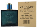Versace Eros Eau de Parfum bottle and packaging on a white background
