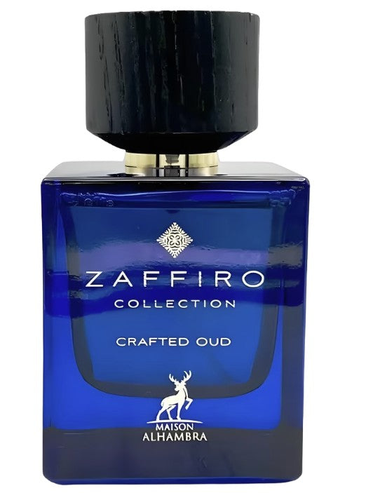 Maison Alhambra Zaffiro Collection Crafted Oud 5 ml Decant – Rich Creamy Oud Fragrance