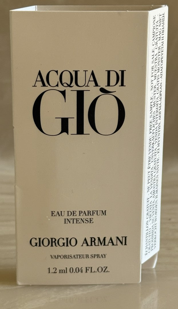 ARMANI Acqua di Gio Intense 2026 EDP 1.2 ml/0.04 Fl.OZ Spray Vial