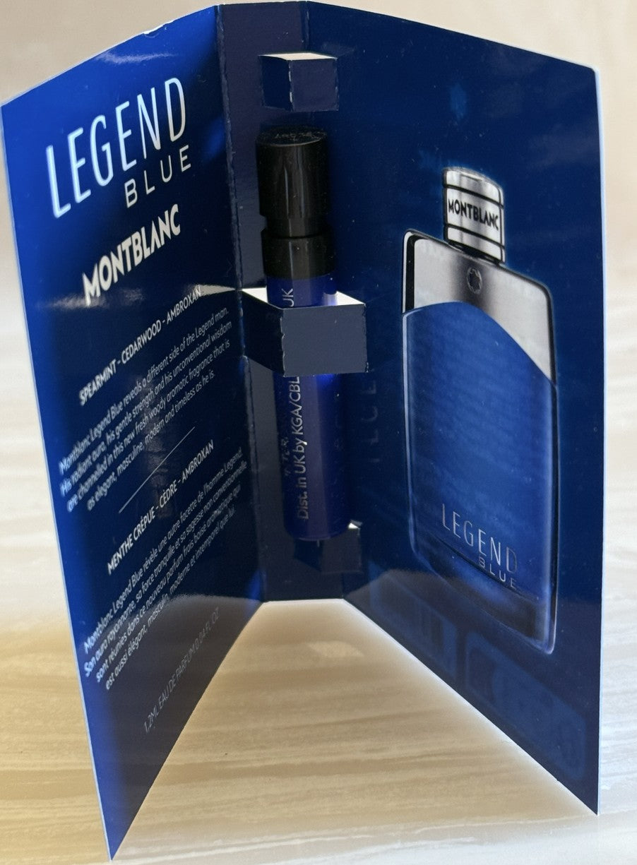 Montblanc Legend Blue Eau de Parfum Mini Spray Vial 1.2 ml (0.04 oz)