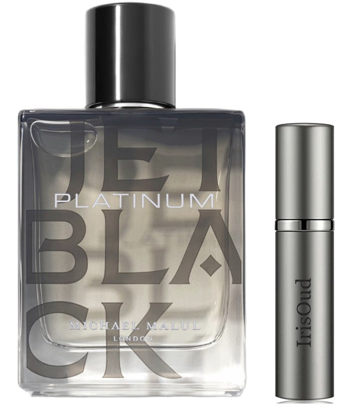 Michael Malul Jet Black Platinum Travel Spray Decant
