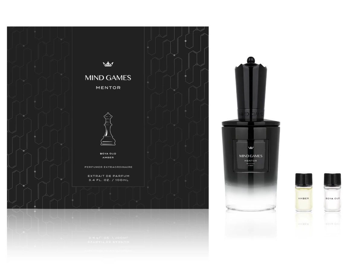 Mind Games Mentor gift set 3.4 Oz/100 ml Extrait De Parfum Spray + 2 x 0.10 Mini EDP