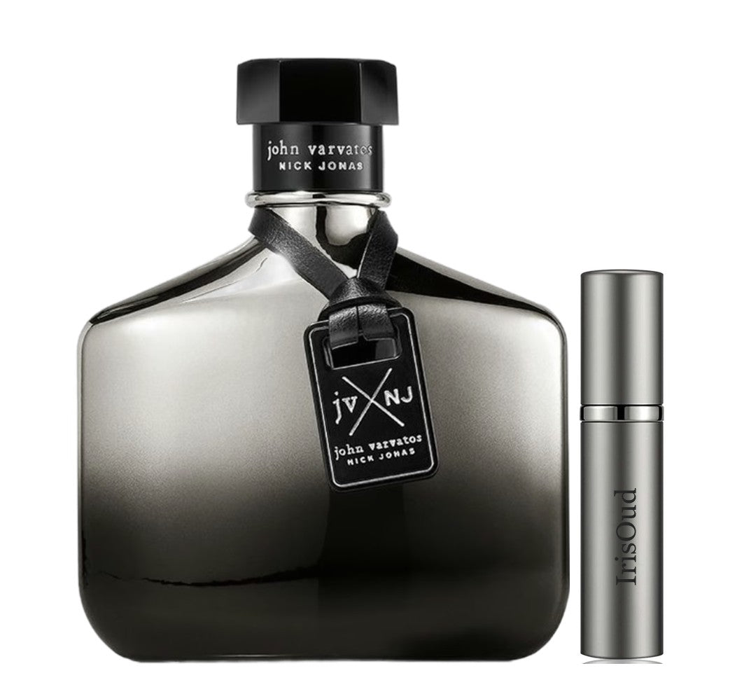 John Varvatos Nick Jonas Silver Travel Spray Decant