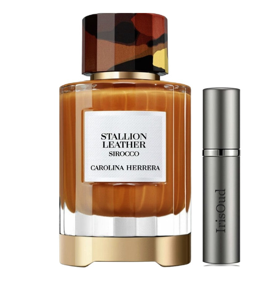 Carolina Herrera Stallion Leather Sirocco Travel Spray Decant