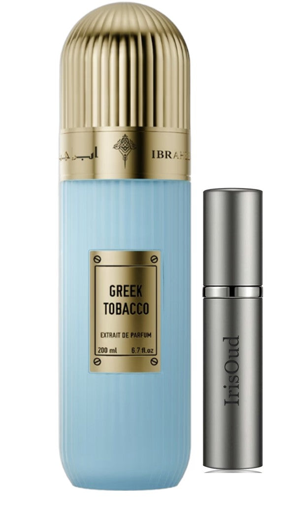 Ibraheem Al Qurashi Greek Tobacco Travel Spray Decant