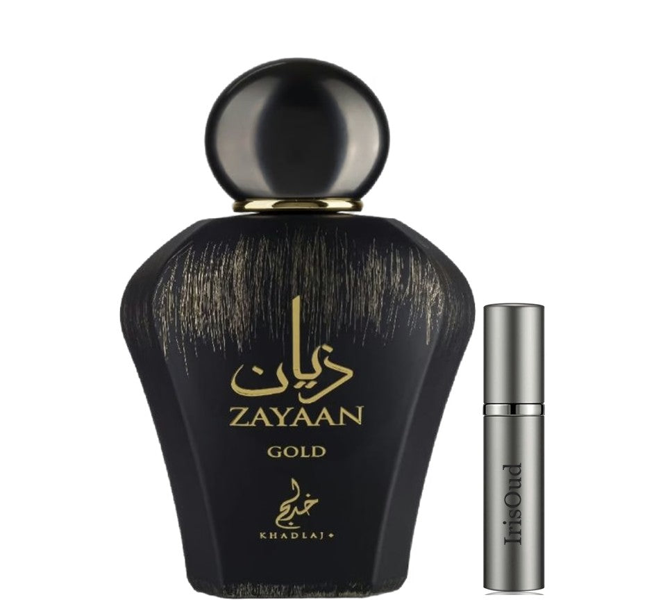 Khadlaj Zayaan Gold EDP Travel Spray Decant
