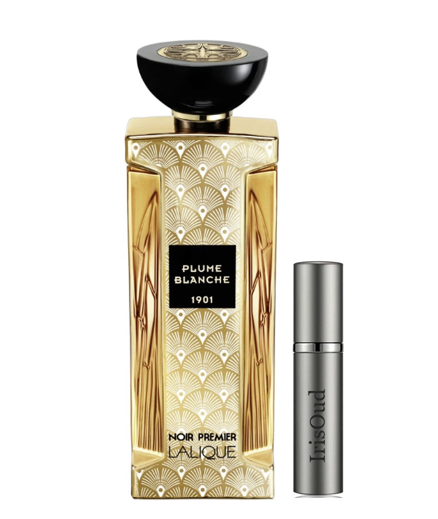 Lalique Noir Premier Plume Blanche 1901 Private Collection Travel Spray Decant