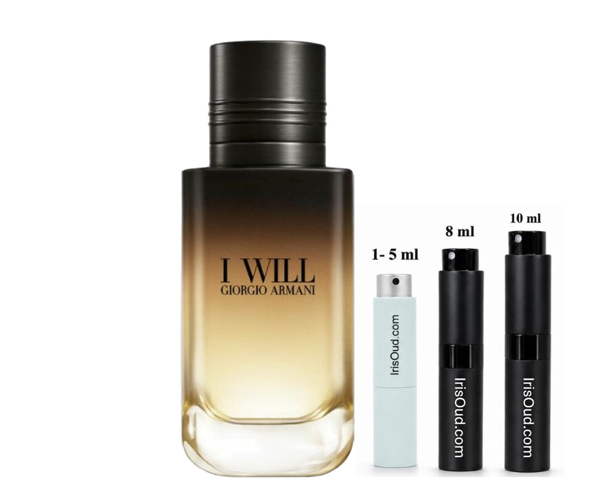 Armani I will EDP Travel Spray Decant