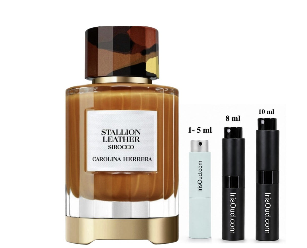 Carolina Herrera Stallion Leather Sirocco Travel Spray Decant