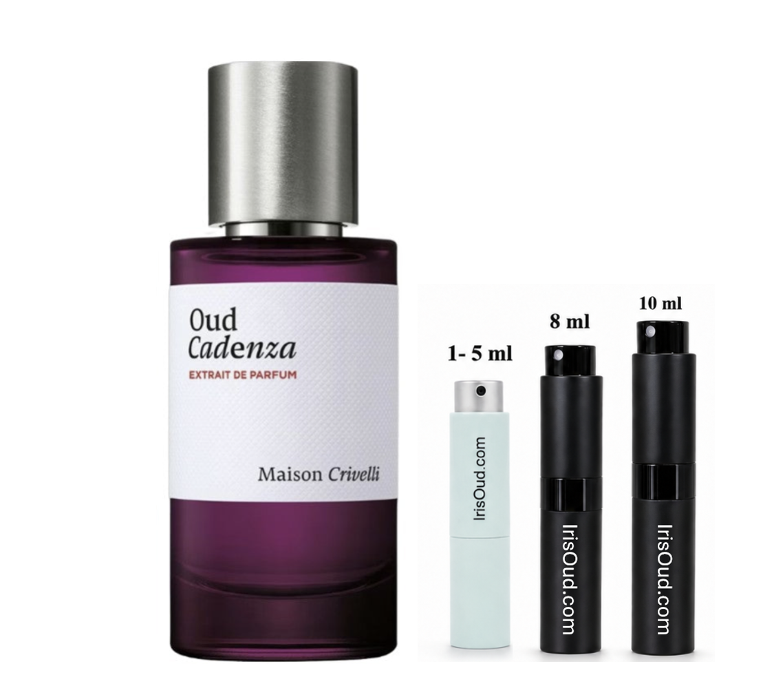 Maison Crivelli Oud Cadenza Extrait De Parfum Travel Spray Decant