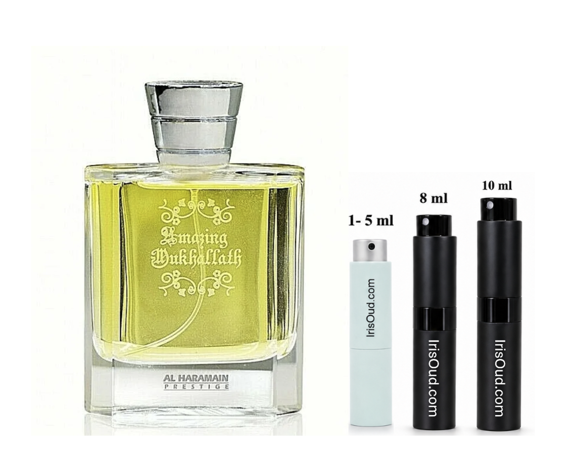 Al Haramain Amazing Mukhallath EDP Travel Spray Decant