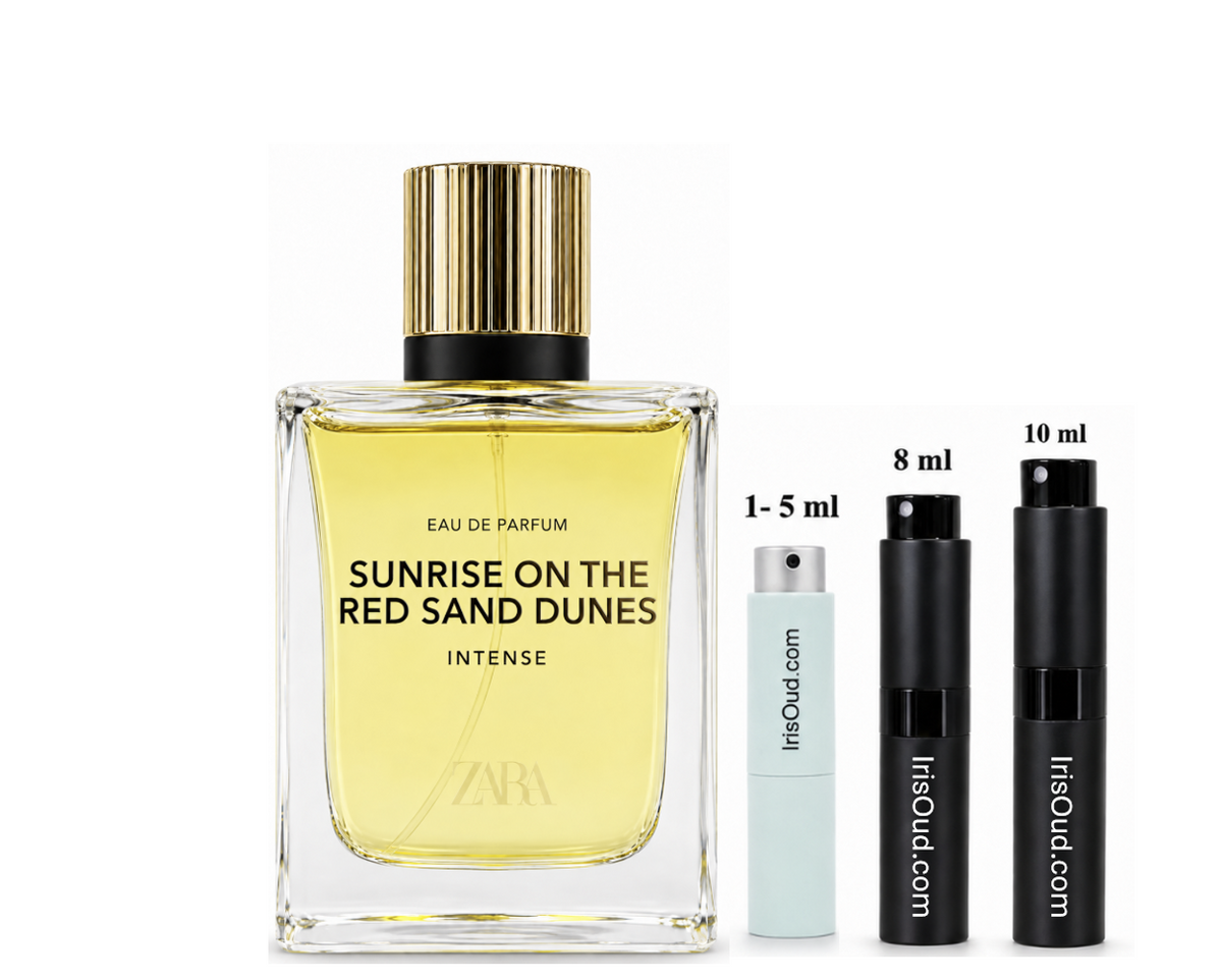 Zara Sunrise On The Red Sand Dunes Intense EDP Travel Spray Decant