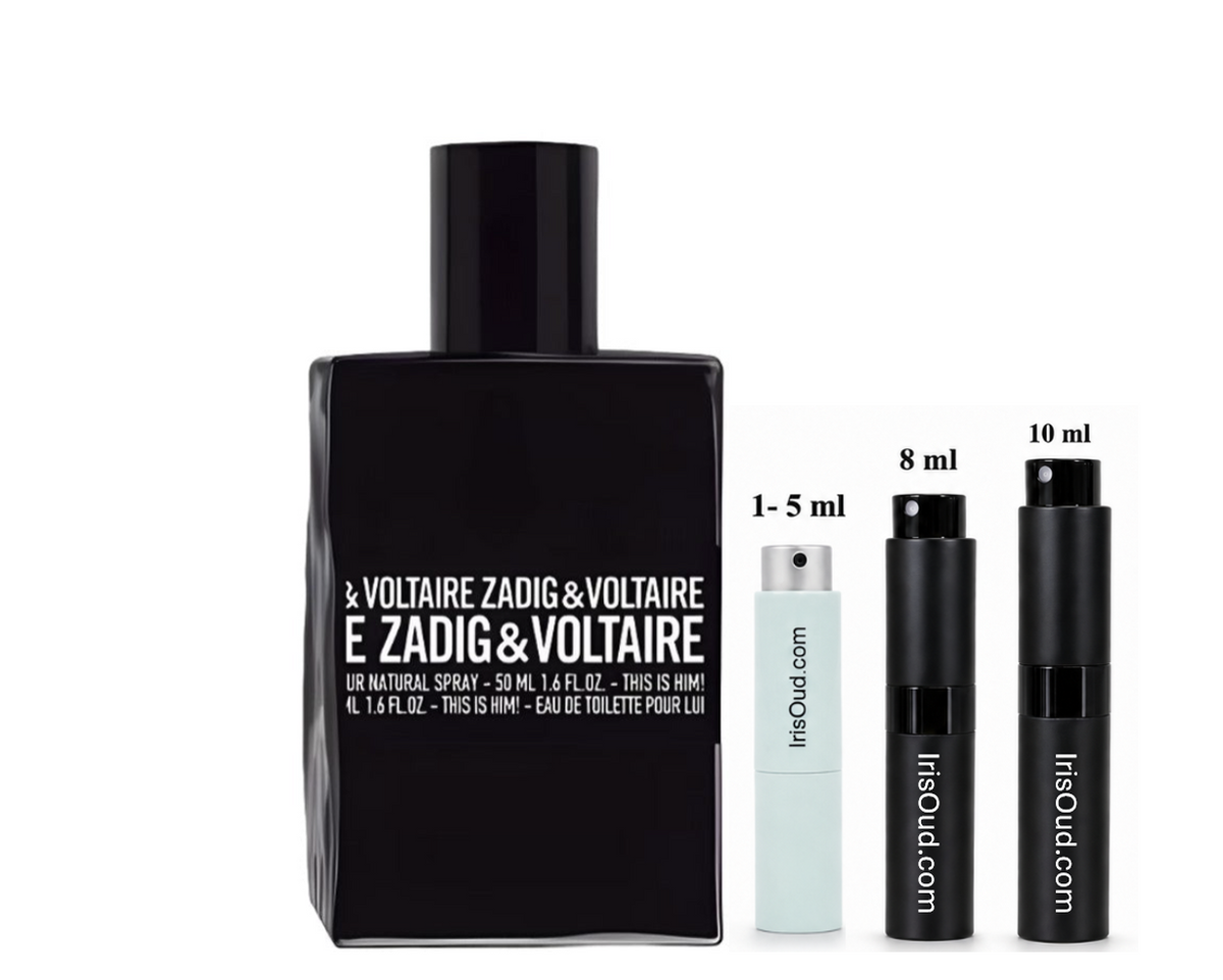 Zadig & Voltaire This is Him Travel Spray Decant