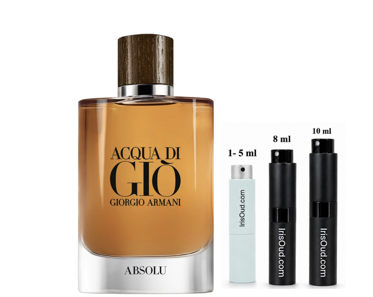 Armani Acqua di Gio Absolu Discontinued Travel Spray Decant
