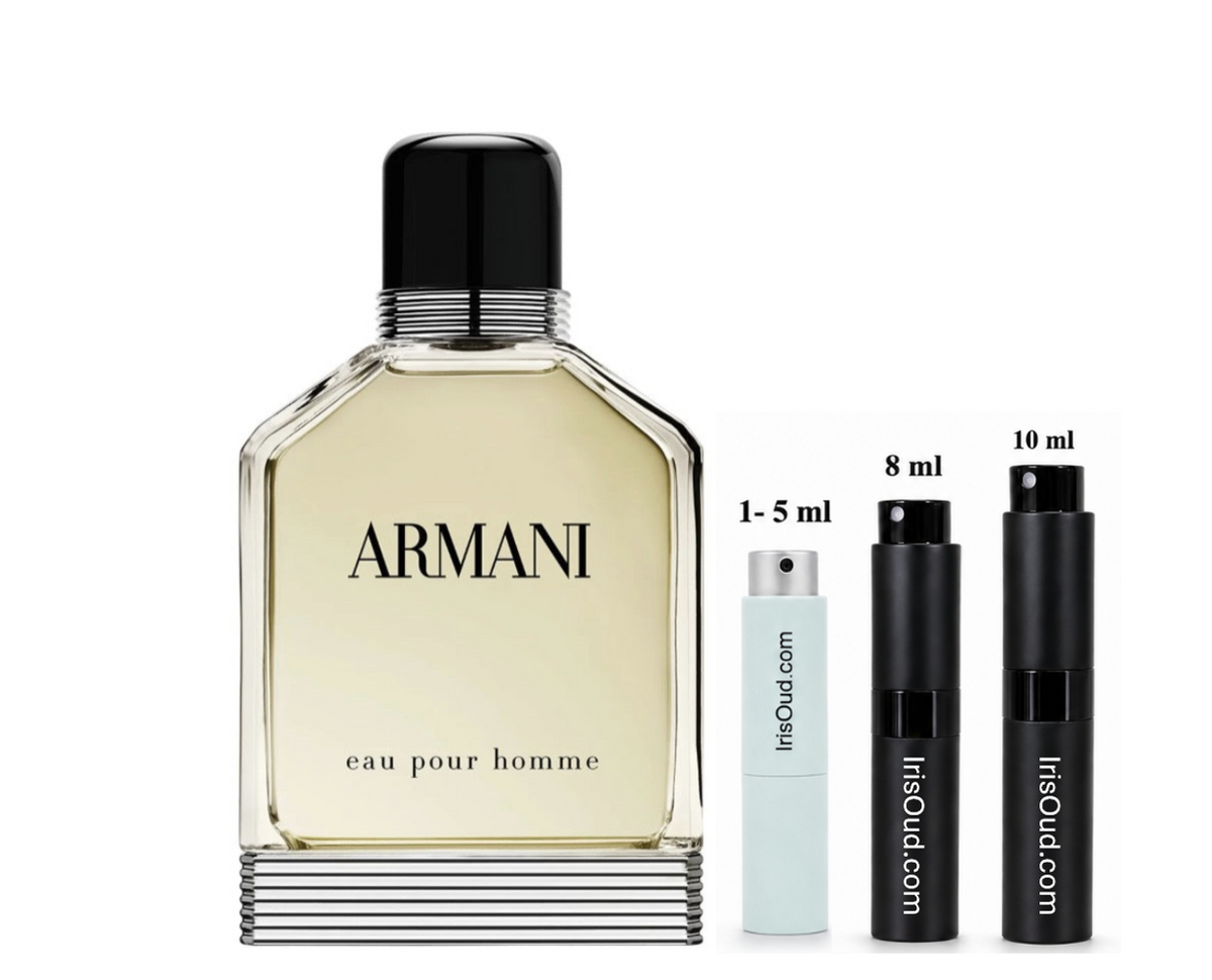 Armani Eau Pour Homme Discontinued Travel Spray Decant
