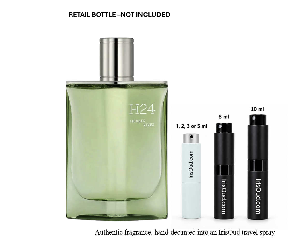 Hermes H24 Herbes Vives Travel Spray Decant