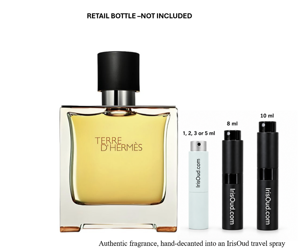Hermes Terre d'Hermes Pure Perfume Parfum Travel Spray Decant