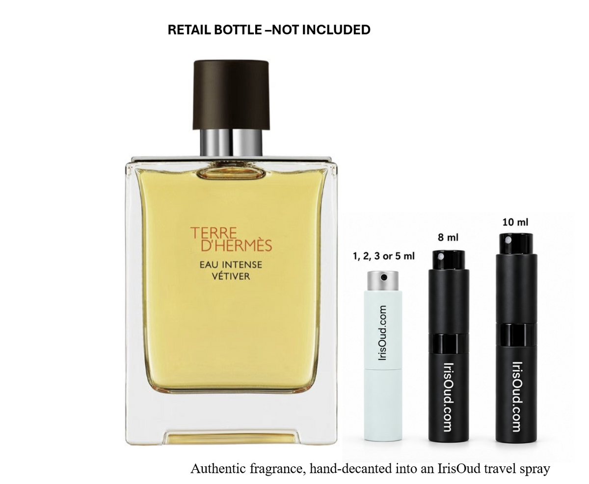 Hermes Terre D'Hermes Eau Intense Vetiver Travel Spray Decant