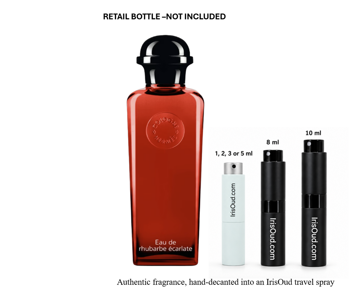 Hermes Eau de Rhubarbe Ecarlate EDC Travel Spray Decant