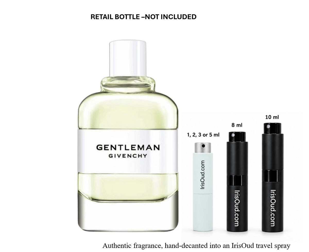 Givenchy Gentleman Cologne Discontinued Travel Spray Decant