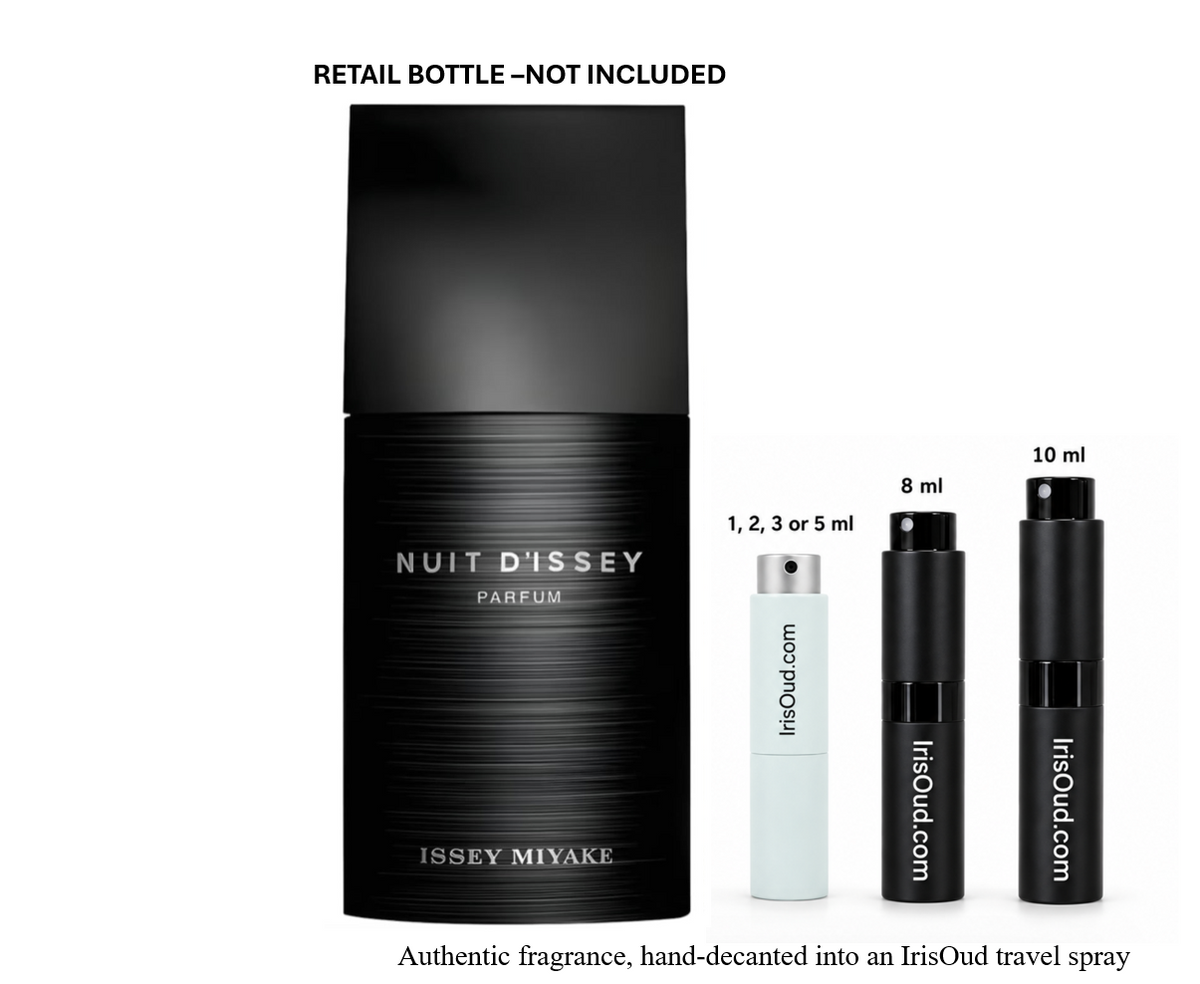 Issey Miyake Nuit d’Issey Parfum Travel Spray Decant