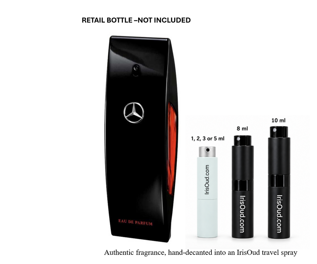 Mercedes Benz Club Black EDP new edition (2026) Travel Spray Decant