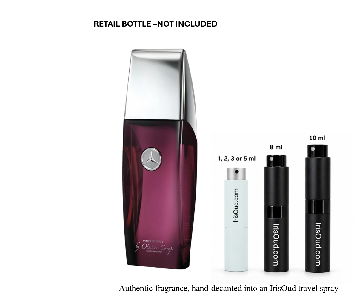 Mercedes-Benz VIP Club Infinite Spicy EDT Discontinued Travel Spray Decant