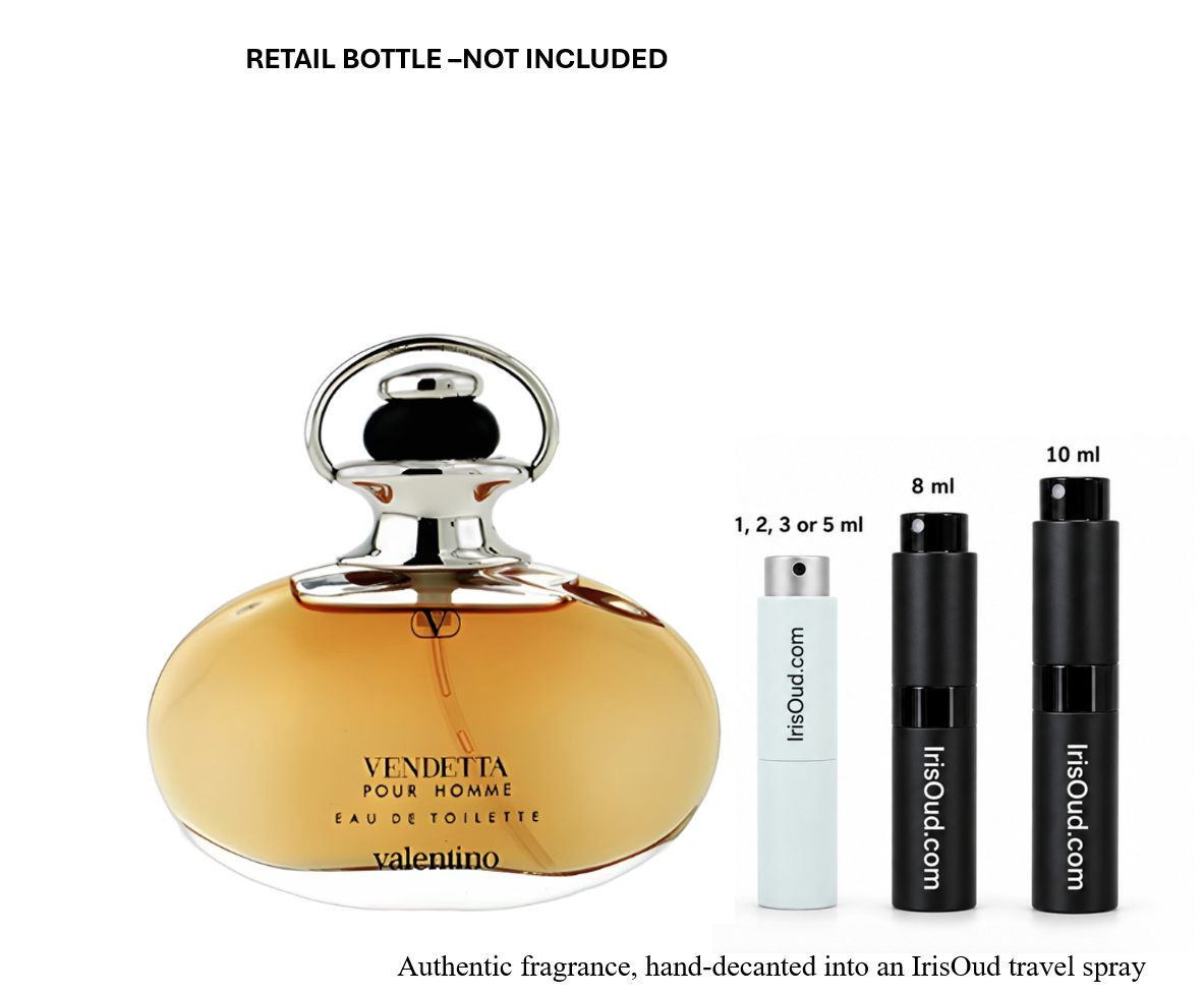 Valentino Uomo Vendetta Discontinued Travel Spray Decant