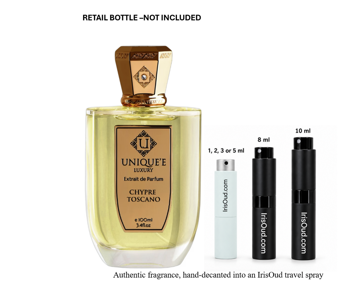 Unique'e Luxury Chypre Toscano Extrait Travel Spray Decant