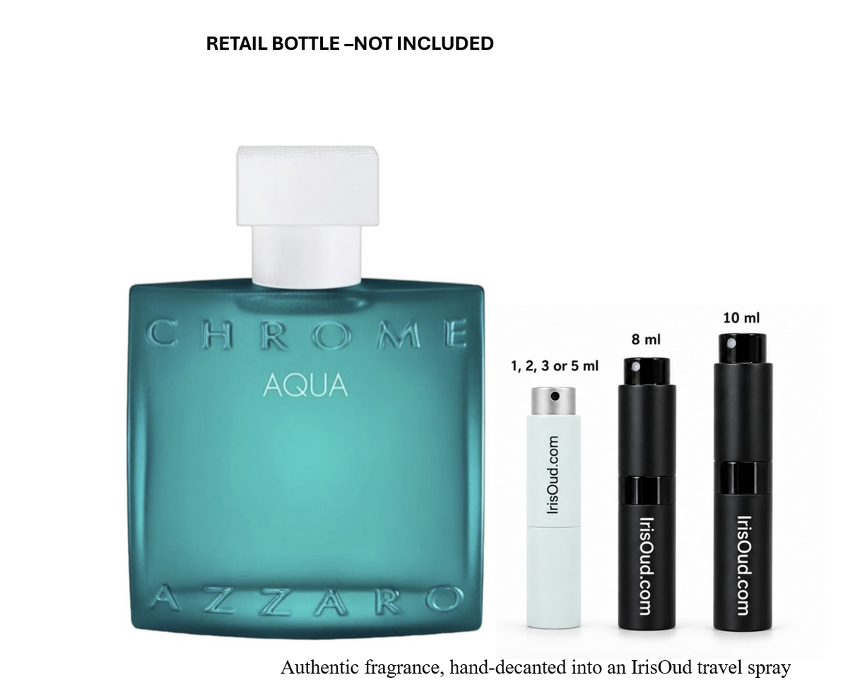 Azzaro Chrome Aqua Discontinued Travel Spray Decant
