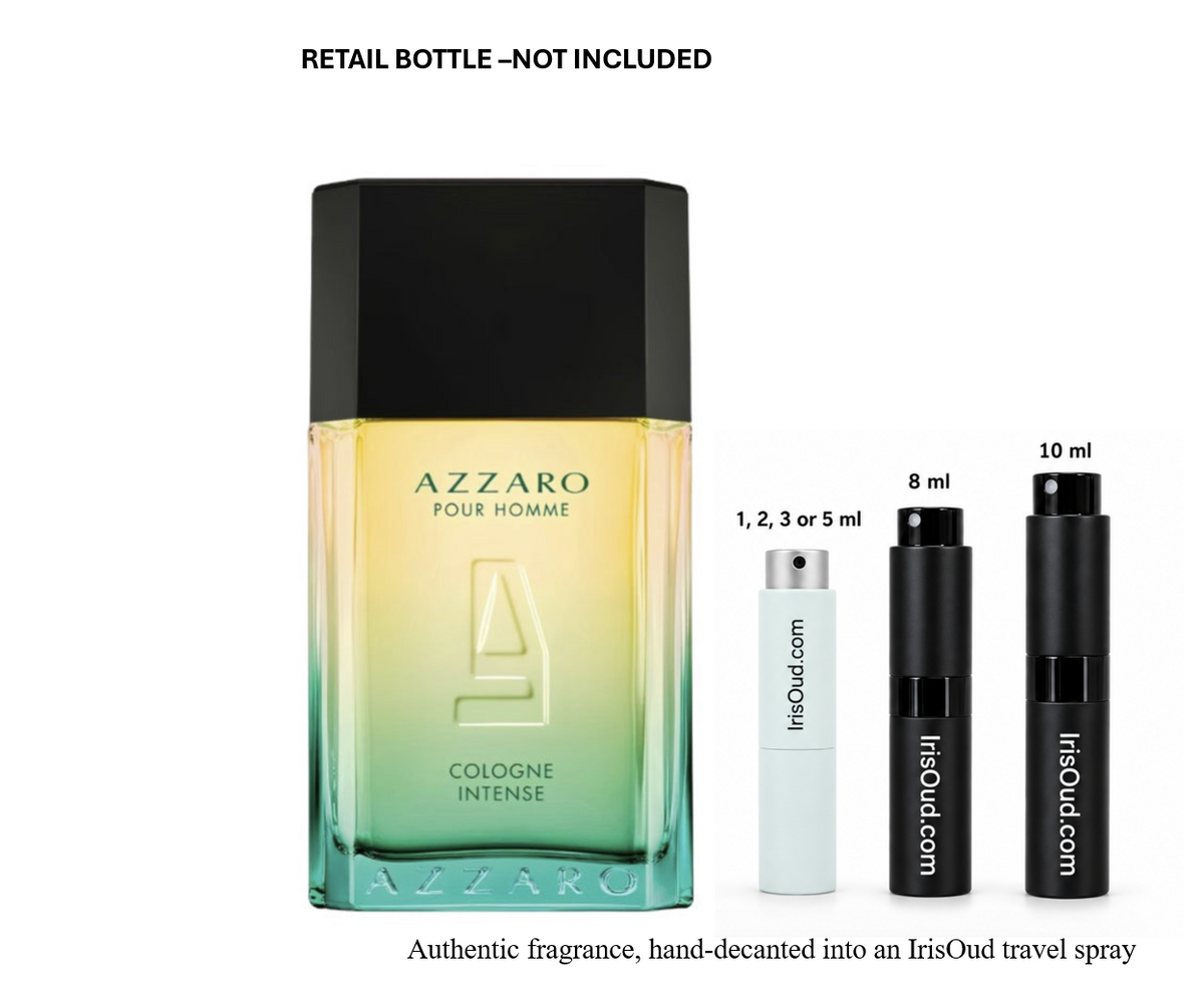 Azzaro Pour Homme Cologne Intense Travel Spray Decant