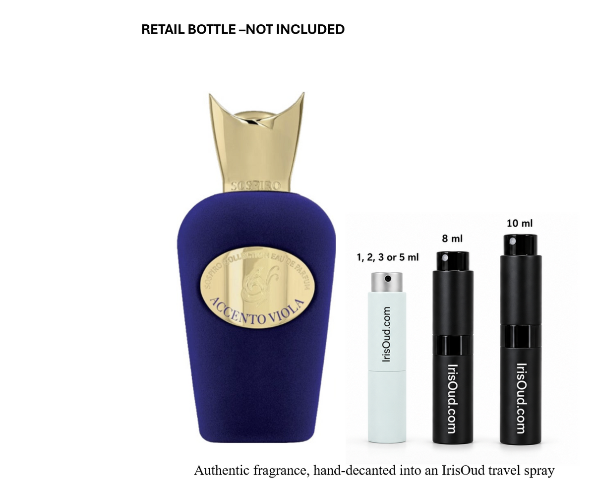 Sospiro Accento Viola Travel Spray Decant