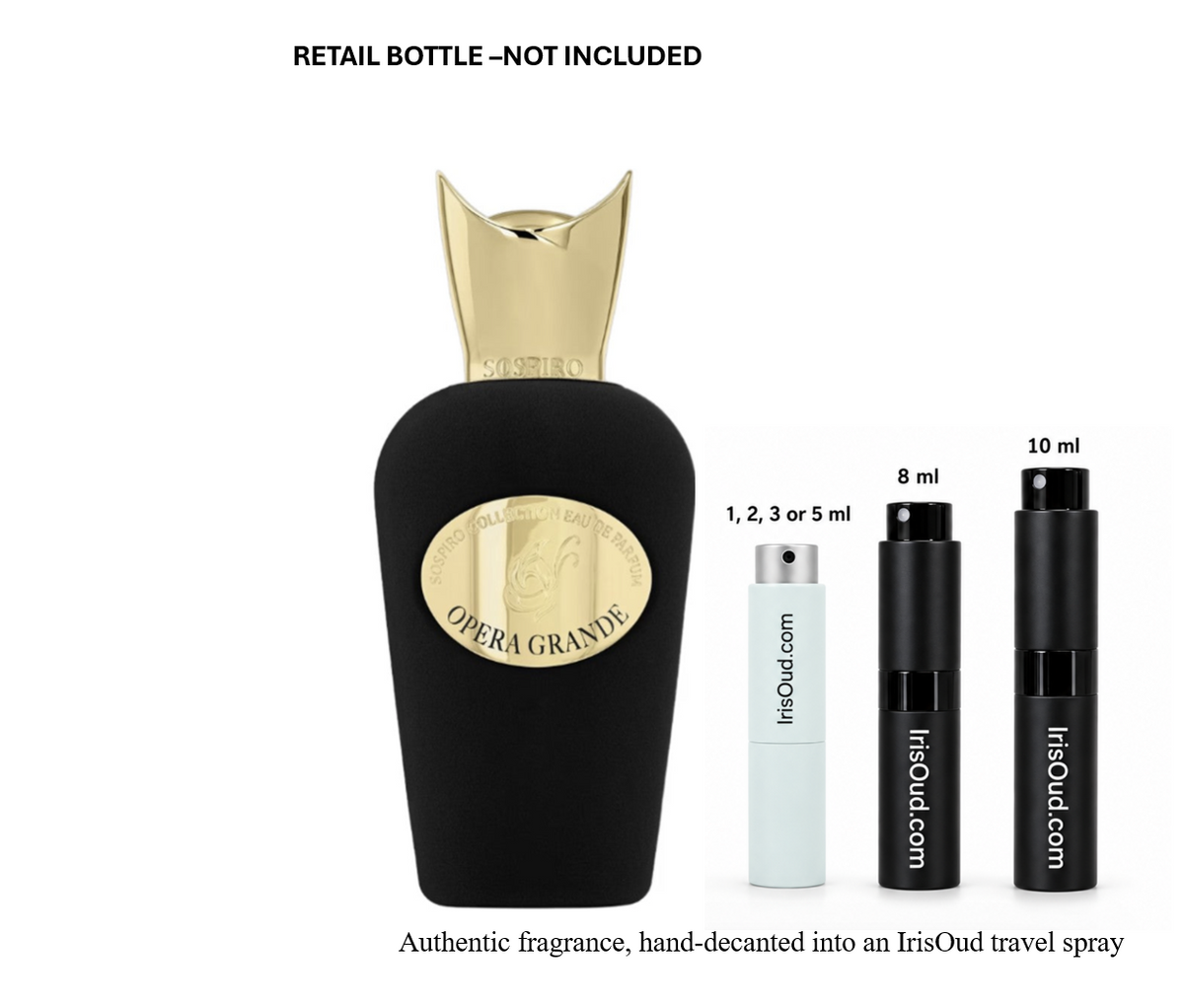 Sospiro Opera Grande Travel Spray Decant