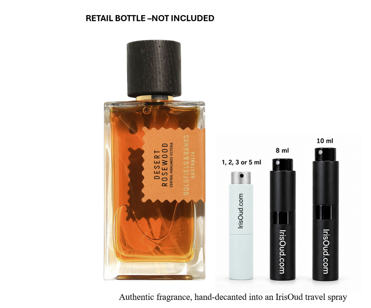 Goldfield & Banks Desert Rosewood Travel Spray Decant