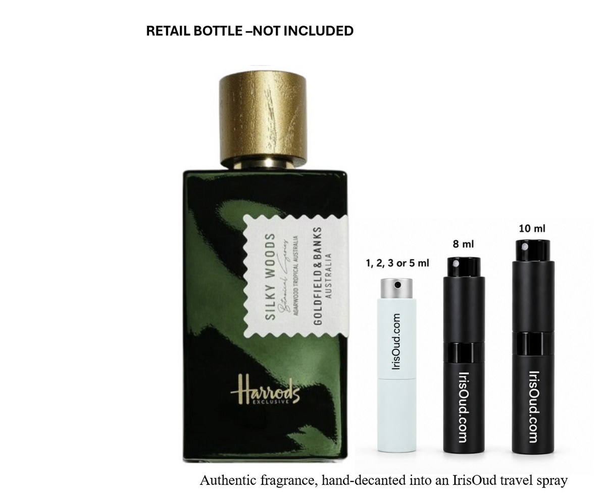 Goldfield & Banks Silky Woods Harrods Exclusive Travel Spray Decant