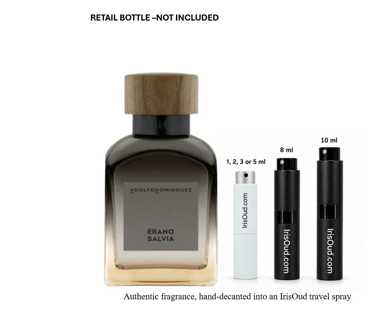 Adolfo Dominguez Ébano Salvia Travel Spray Decant